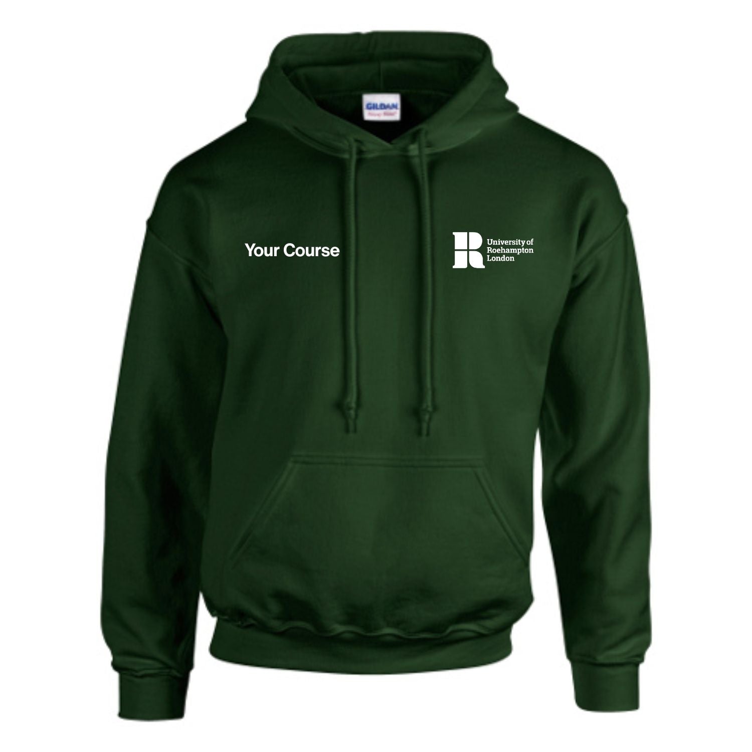 Course Name Front Print Hoodie
