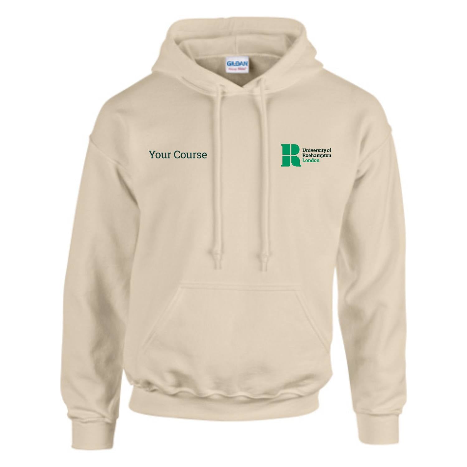 Course Name Front Print Hoodie