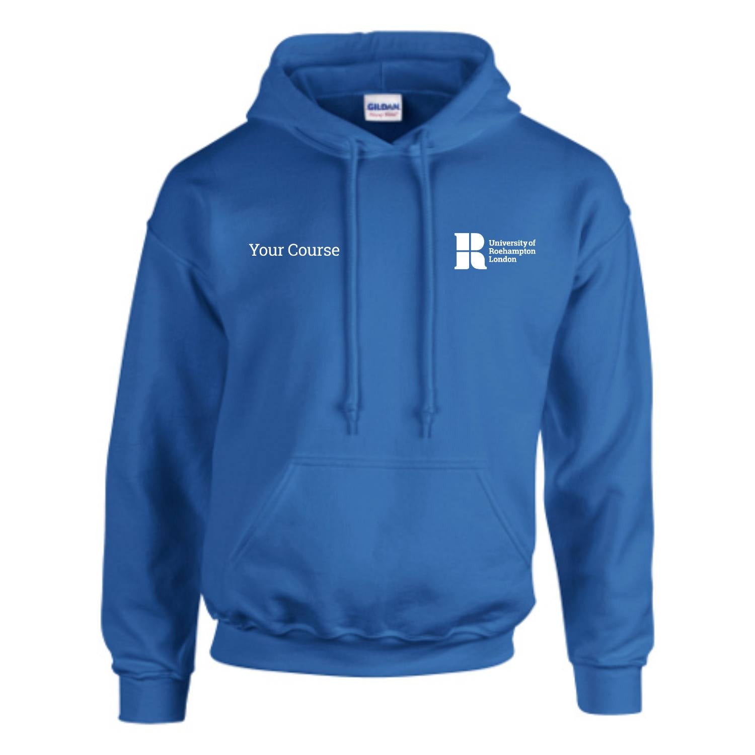 Course Name Front Print Hoodie