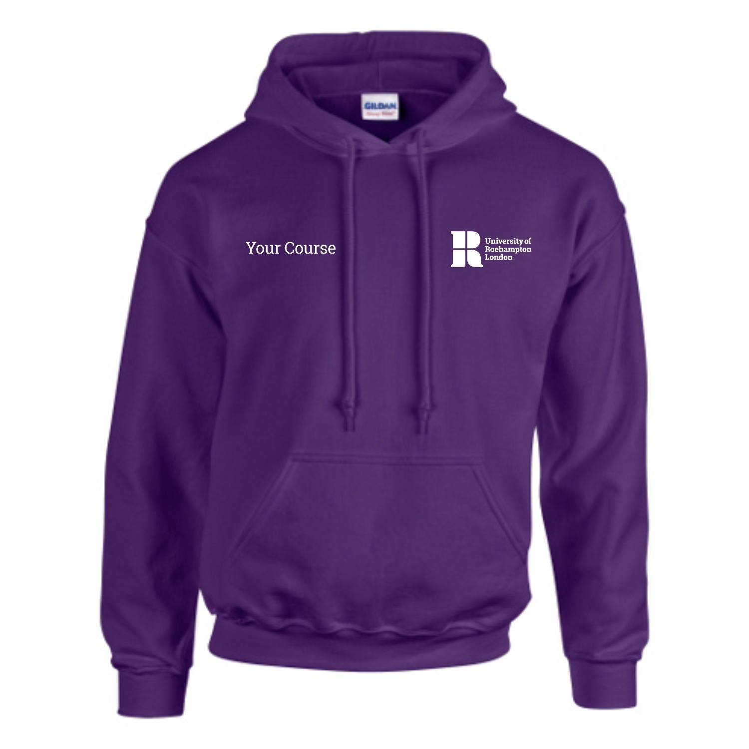 Course Name Front Print Hoodie