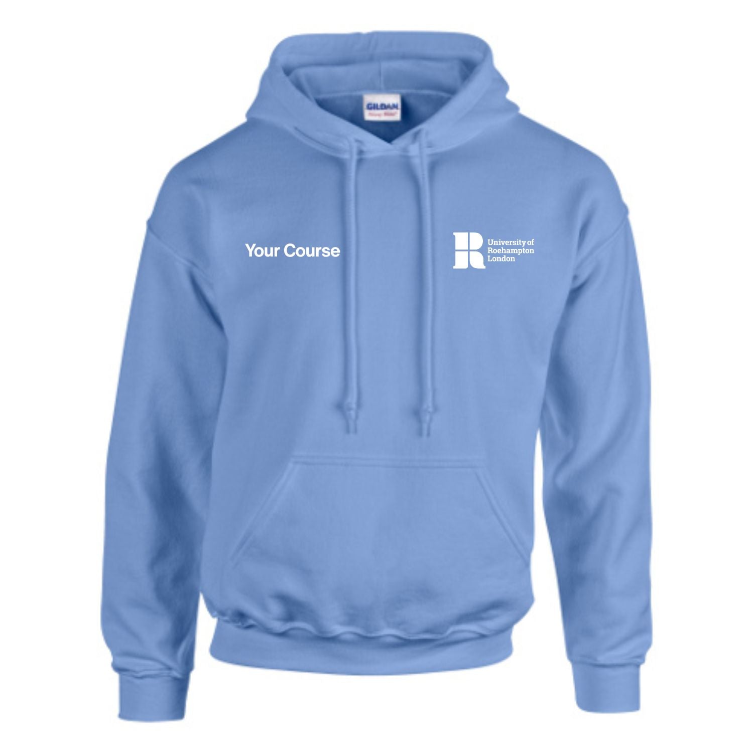 Course Name Front Print Hoodie