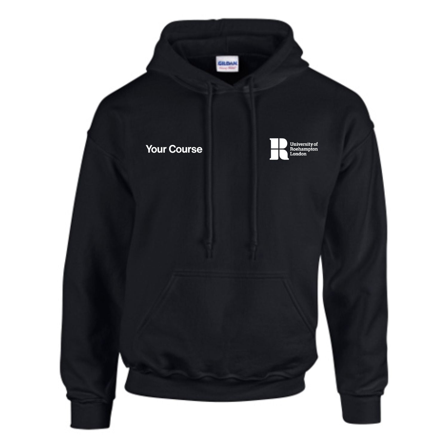 Course Name Front Print Hoodie