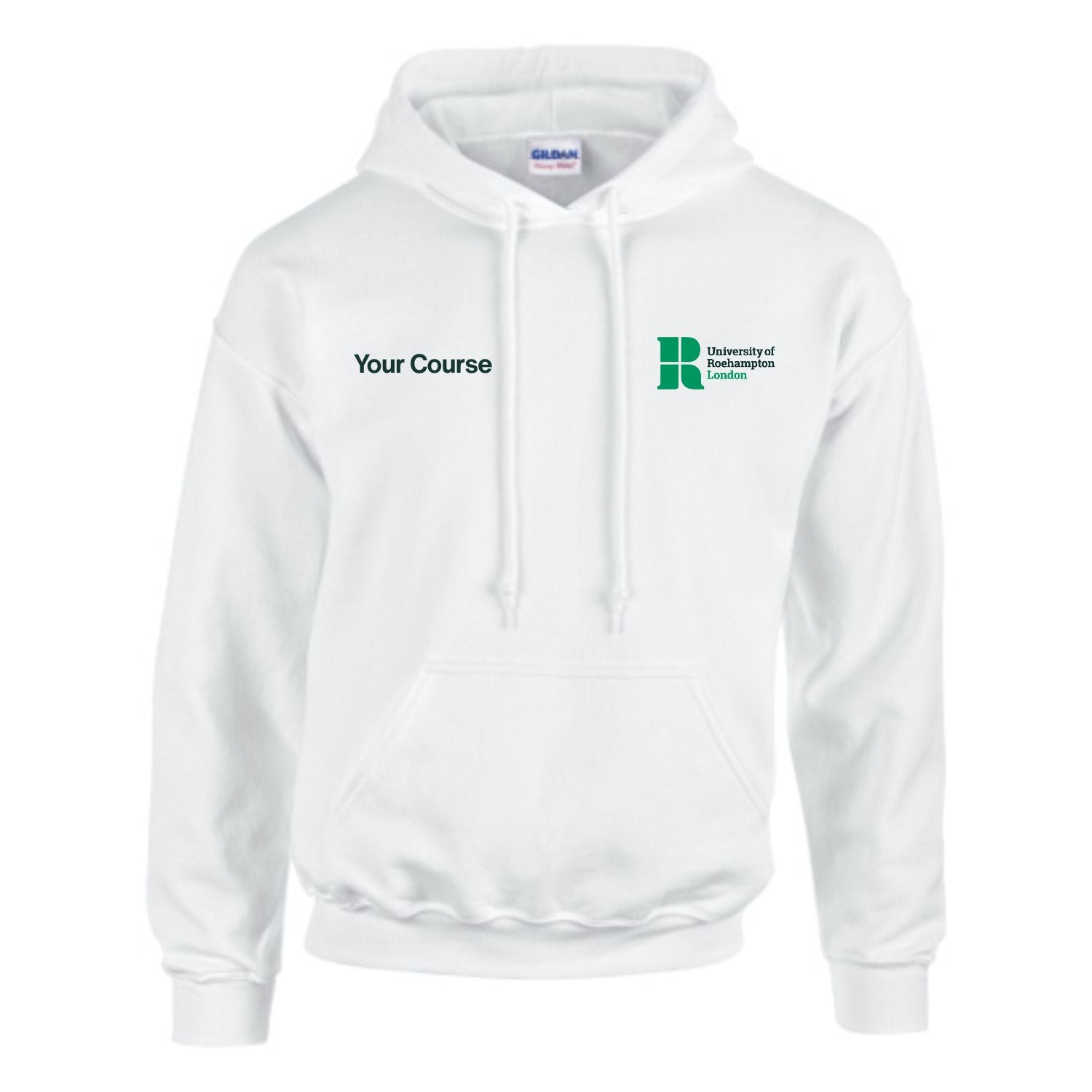 Course Name Front Print Hoodie