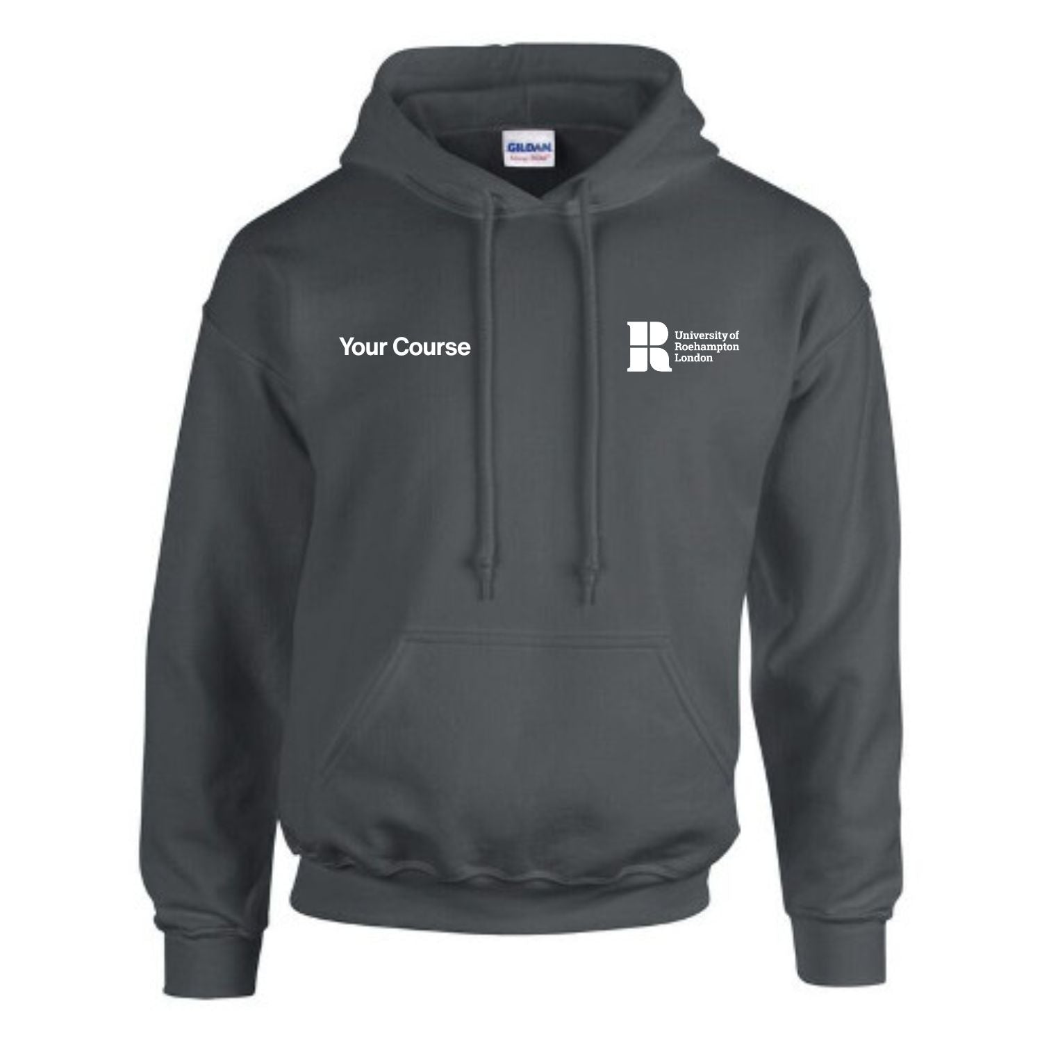 Course Name Front Print Hoodie
