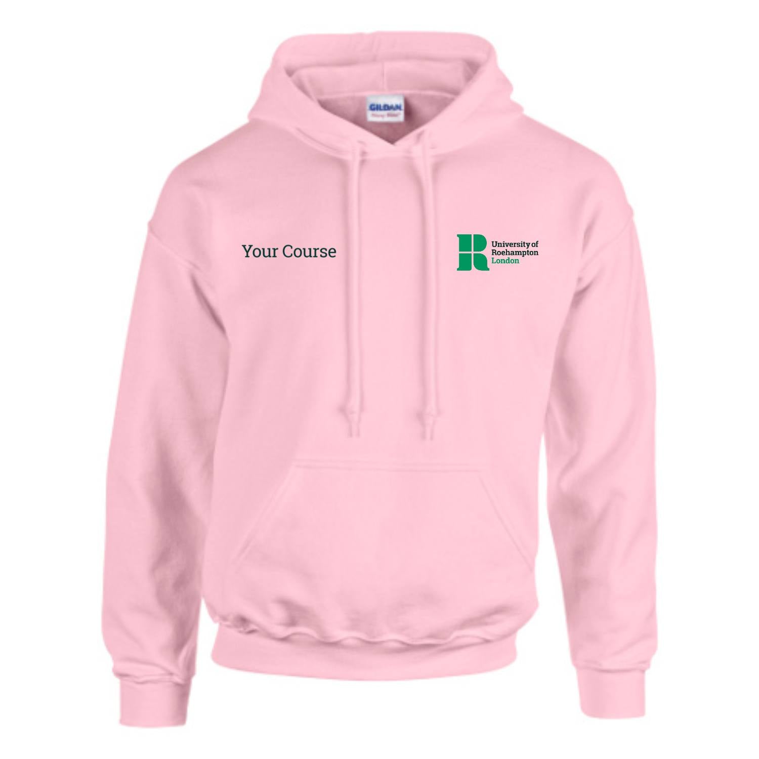 Course Name Front Print Hoodie