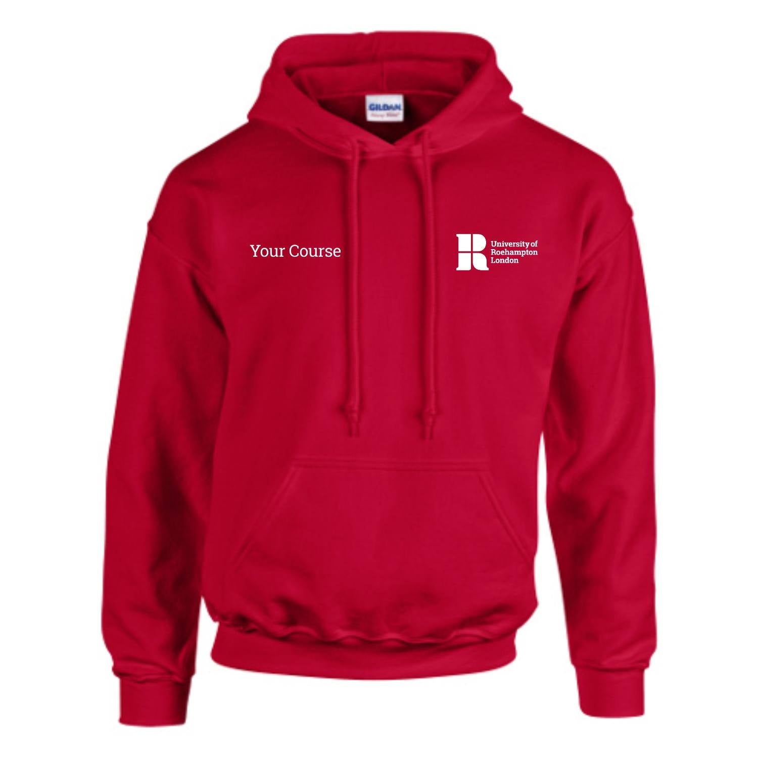 Course Name Front Print Hoodie