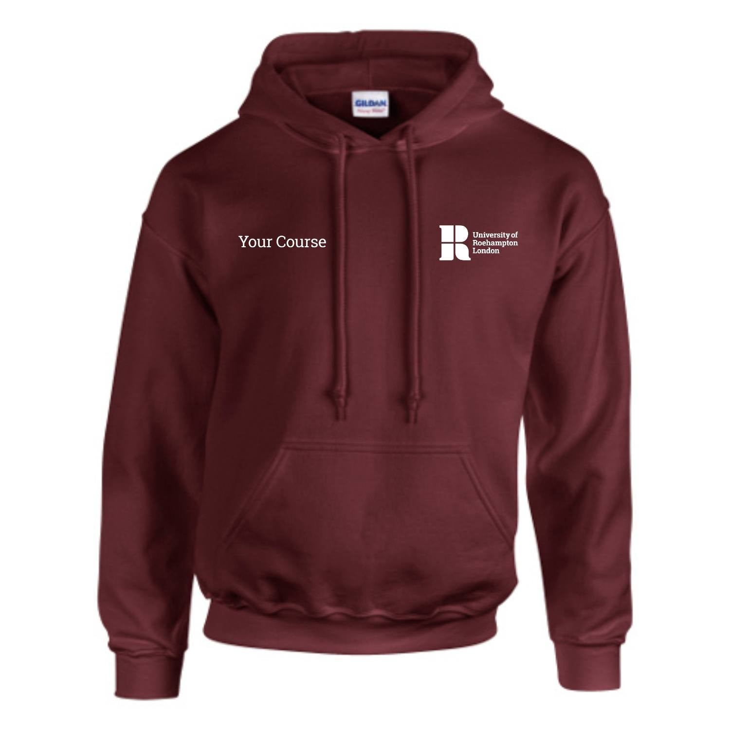 Course Name Front Print Hoodie
